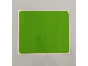 GREEN NUMBER PLATE STICKER