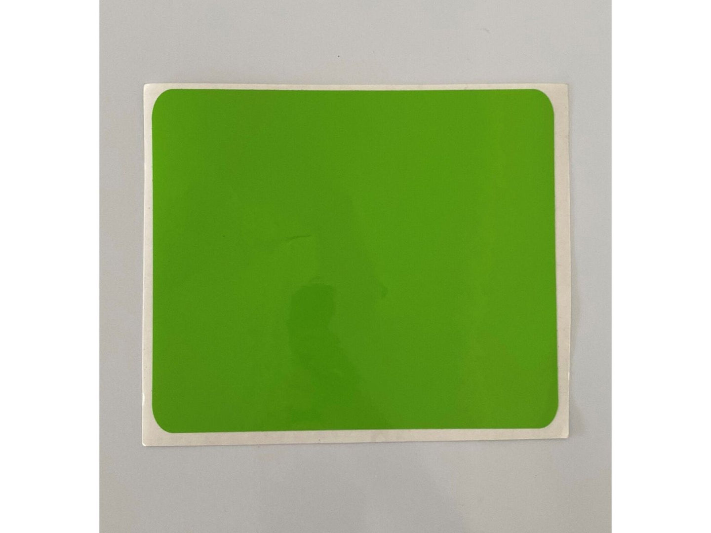 GREEN NUMBER PLATE STICKER