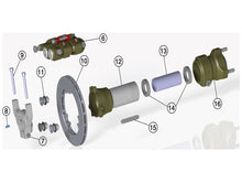 Load image into Gallery viewer, Front Hub and Disc Assembly - IPK New Zealand
