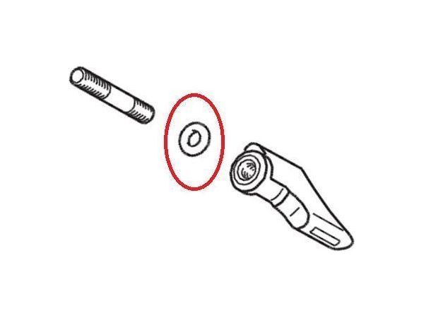 POWER VALVE STUD O-RING 6X3